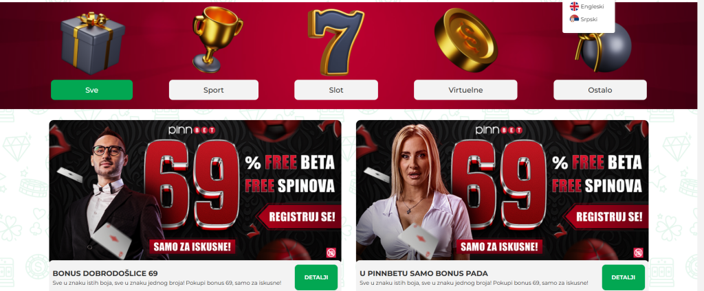 Pinnbet kladionica bonusi