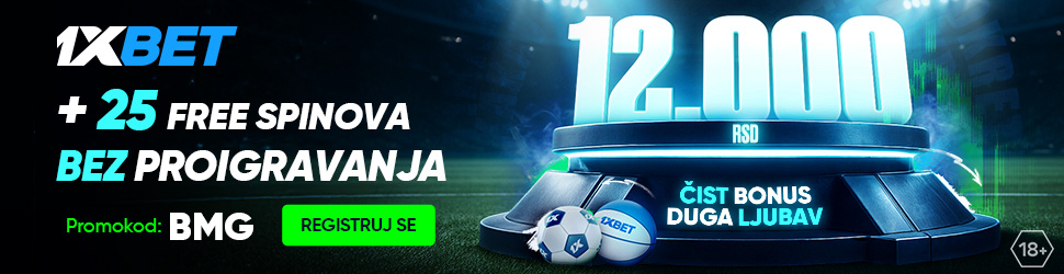 1xbet bonus dobrodošlice