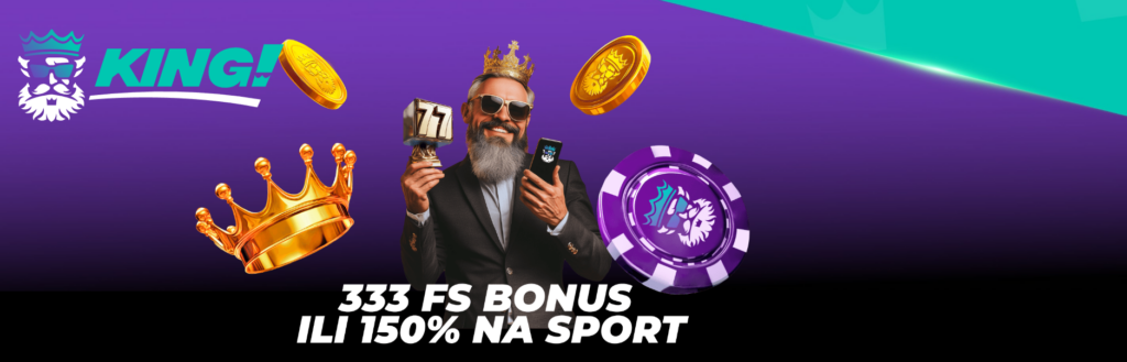 King bonus dobrodošlice za klađenje