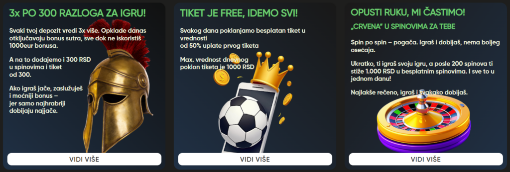 Soccerbet bonusi dobrodošlice - pruža vam se izbor između tri opcije